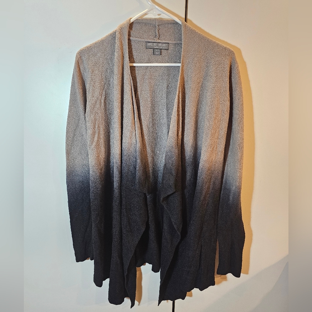 Barefoot Dreams Ombre Cardigan - Gray and Black